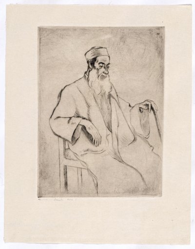Chacham from Safed by Hermann Struck